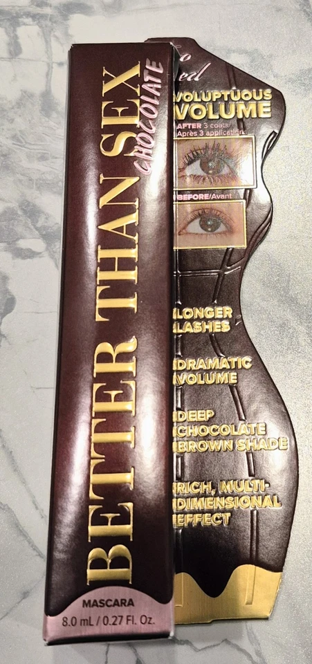 TOO FACED Better Than Sex Mascara 0.27oz FULL SZ *CHOOSE YOUR STYLE* NIB - Image 2 of 4