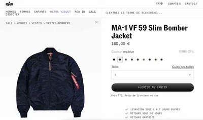 Alpha Industries MA-1 VF 59
