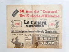 Chained Duck From 15/12/1965 " 50 Years Of Duck A Half Century Of History "