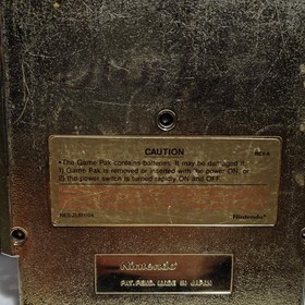 Nintendo The Legend of Zelda Gold Cartridge Nintendo NES 1987 Battery Save