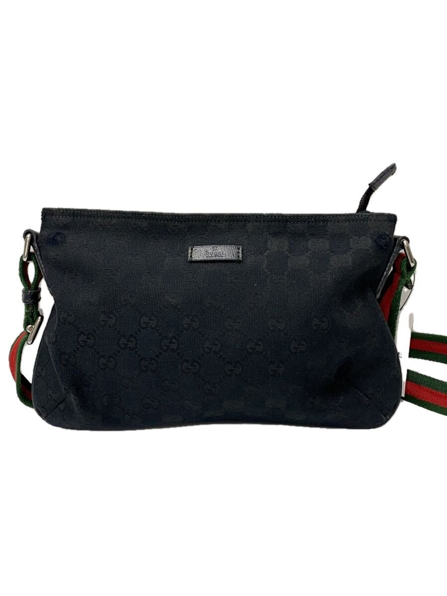 GUCCI Shoulder bag GGcanvas canvas Black