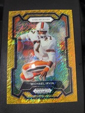2024 Panini Prizm Draft Picks - Michael Irvin #33 RARE GOLD SHIMMER Prizm /15