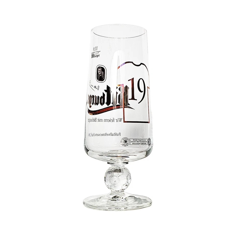Bitburger Pokal Glas Trikot Nummer 19 Tulpe WM 2006 Gläser Fußball - Bild 1 von 1
