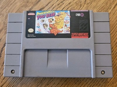 Adventures of Yogi Bear Super Nintendo SNES Tested Works