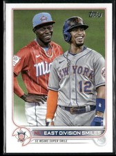 2022 Topps #98 NL East Division Smiles