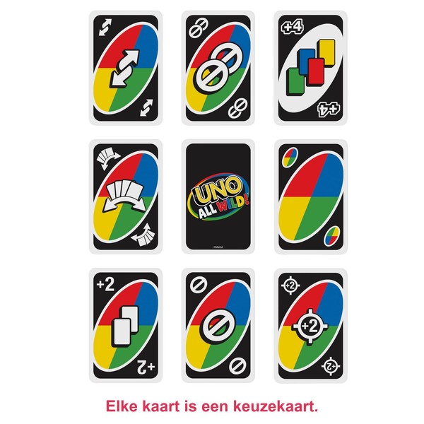 Uno Kartenspiel 112 Karten Familienspiel Reisespiel Mattel Ab 7 Jahren-image