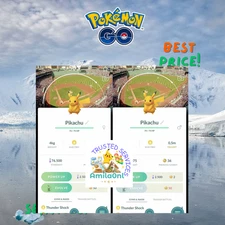 Pokémon✿Go✿ Shiny Pikachu Boston Red Sox Background✿Trade 20K stardusts✿✿✿PTC✿✿✿