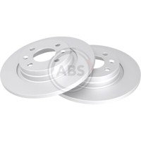 A.B.S. 2X Bremsscheibe Vorne 259 Voll FüR Renault Twingo II CN0_ C06_
