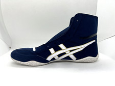 asics Boxing Wrestling Shoes Navy White Line Gold 1083A001 NEW EX-EO TWR900