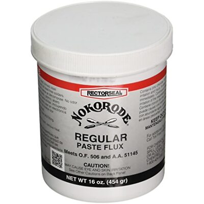RECTORSEAL 14030 Nokorode Solder Paste 1 Lb , Brown
