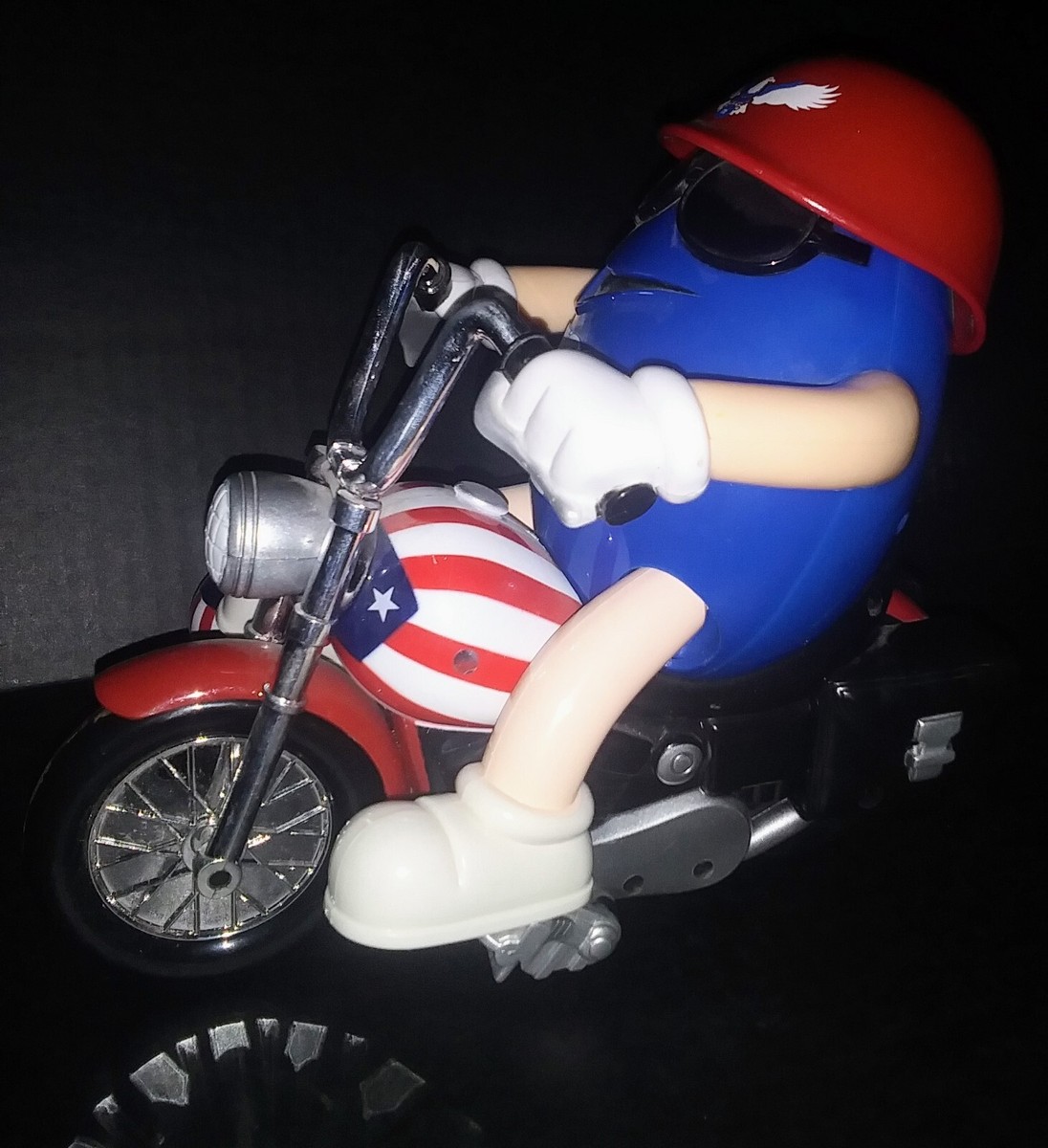M&M American Biker Motorcycle With Sidecar Candy Dispenser