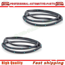 2pcs Front Door Opening Weatherstrip Seal Rubber Fits For 1998-2002 Accord Sedan