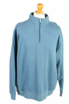 L.L Bean Track Top Sportswear Vintage Blue Size XL -SW2160