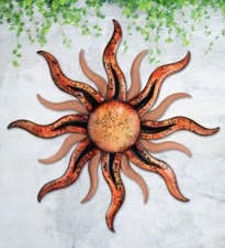 Santa Fe Sun Large Sunburst Metal Wall Art In...