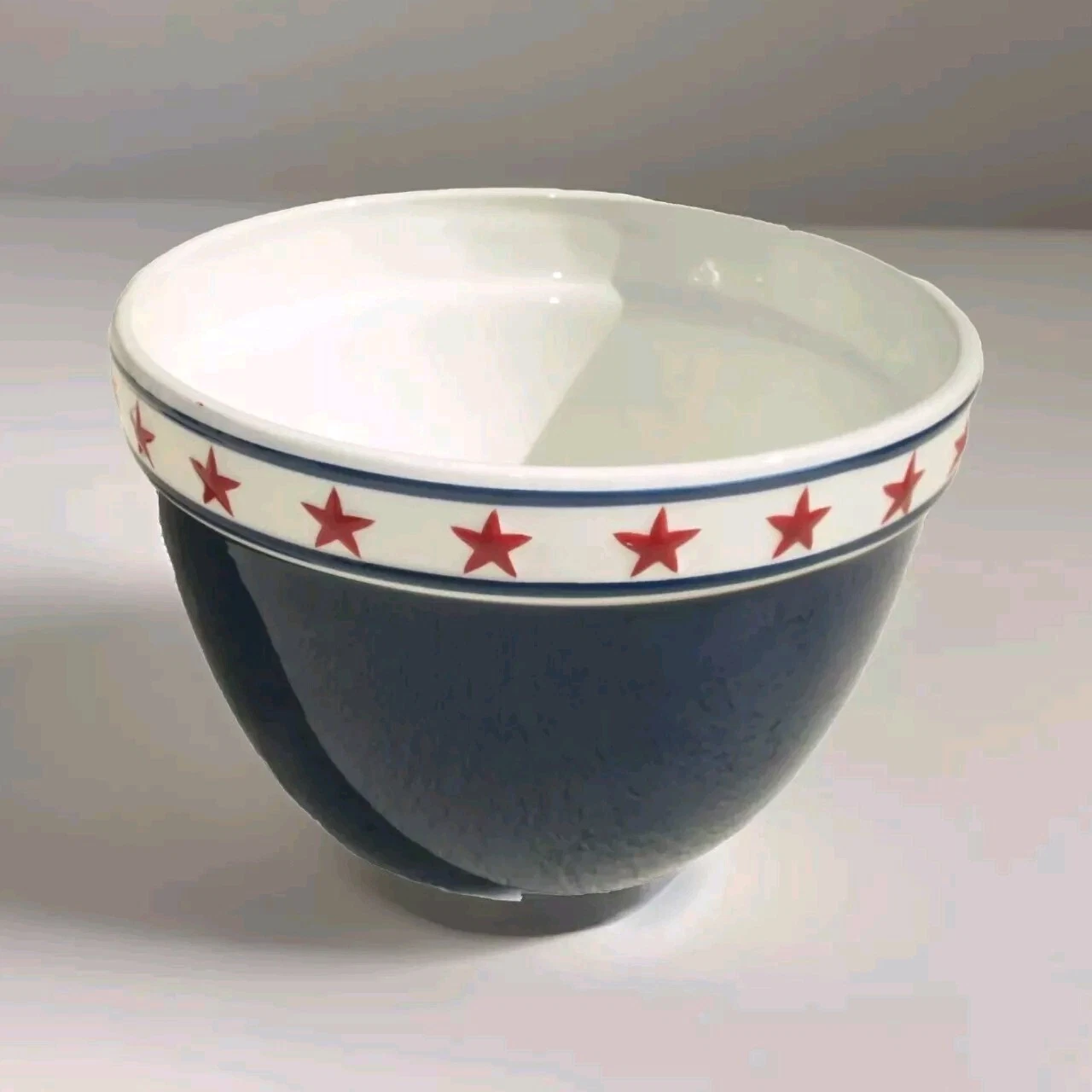 Sonoma Life+Style Ceramic Mixing Bowl Patriotic 4th July Flag Stars Kohl's Decor