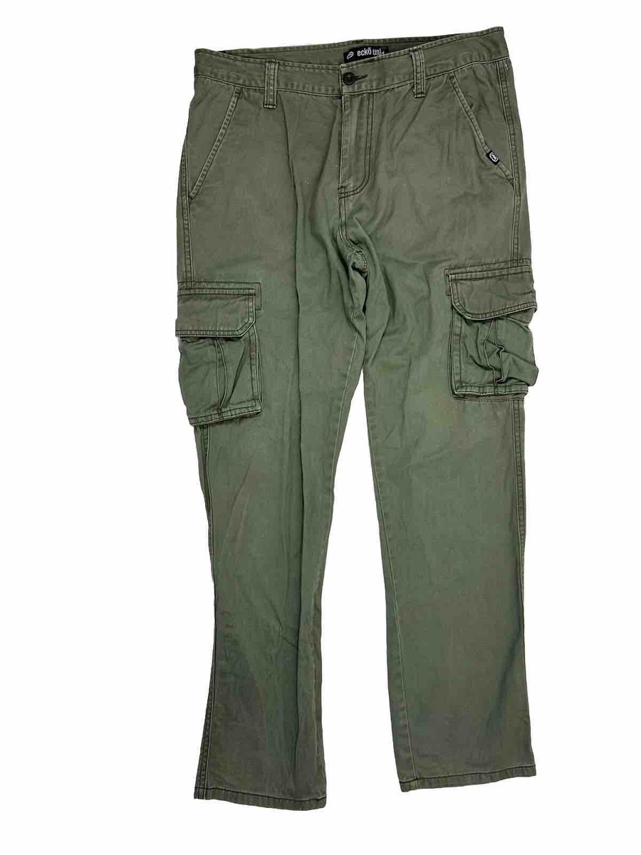 VTG Y2K Ecko Mens 32-32 Baggy Cargo Chino Straight Fit Pants VTG Y2K Ecko Mens 32-32 Baggy Cargo Chino Straight Fit Pants