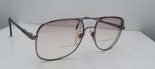 Vintage Luxottica Margo Gunmetal Pilot Metal Sunglasses Italy FRAMES ONLY