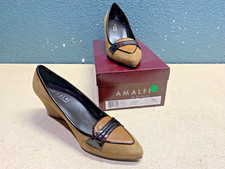 AMALFI BY RANGONI TORREZ TERRA CASHMERE WEDGE NOS 8-1/2 M WOMENS SHOES