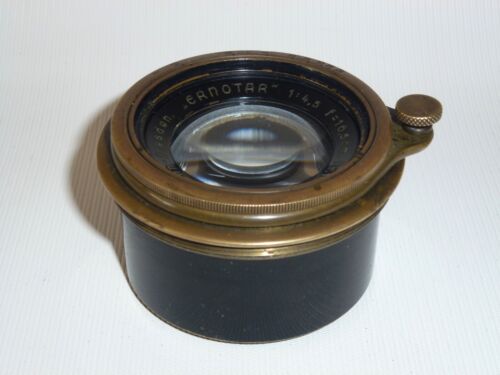 Ernemann-Dresden ERNOTAR 1:4.5 f=16.5cm Brass Lens #169081 - Picture 1 of 12