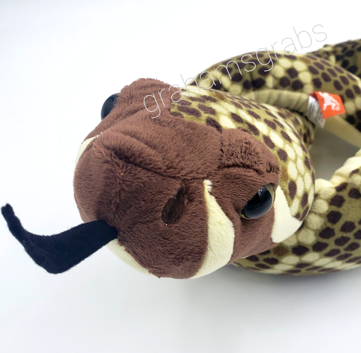 Wild Republic Western Diamondback Snake Plush - Giant 54 Inch Stuffed Animal Toy, Realistic Snake Plush, Gift For Kids - View #3