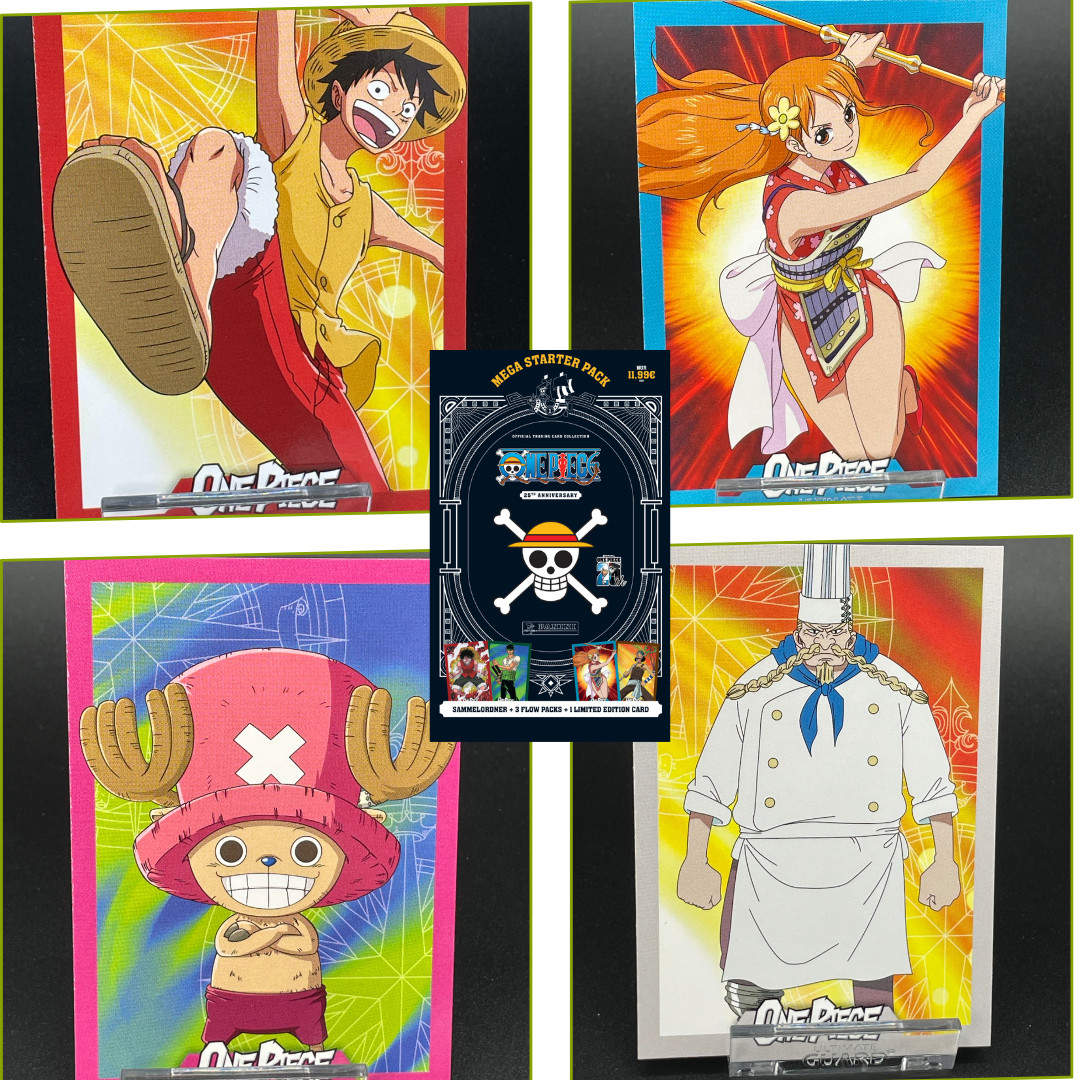 Tarjetas Panini One Piece 25 Aniversario Nº 1-149 - Set Base