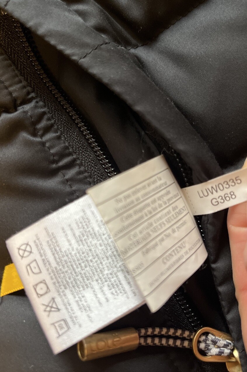 Lole Shine Meteor REVERSIBLE Black/Gray PrimaLoft Insulated Hood Winter Jacket S