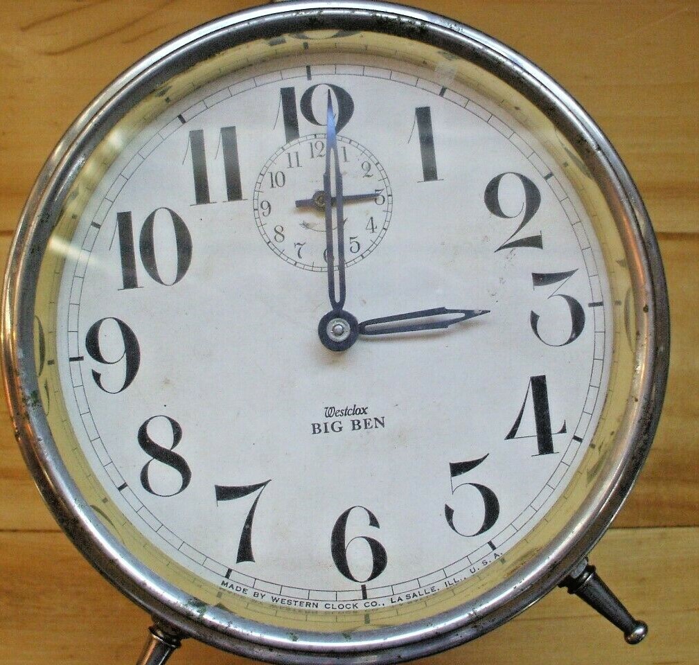 【レア・希少品】BIG BEN Western Clock Co Antique 1900s Westclox Big Ben Alarm Clock - For Repair | eBay