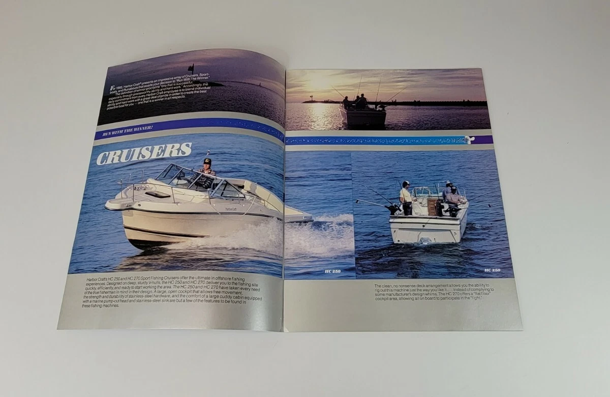 1985 HarborCraft Sport Boats Vintage Boat Sales Brochure - Holiday