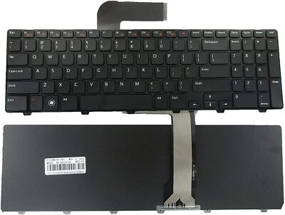 Replacement Laptop Keyboard with Frame Compatible with DELL Inspiron 15R N5110 