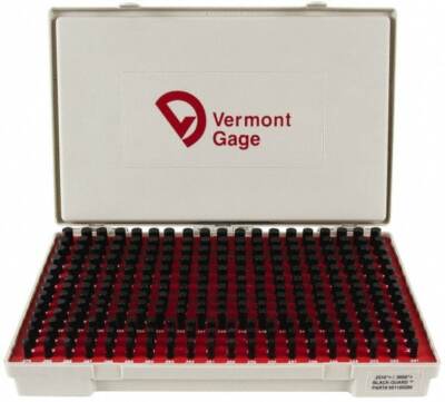 VERMONT GAGE PIN PLUS SET 0.2510-0.5000 BLACK GUARD #901100500 CLASS ZZ - NEW 