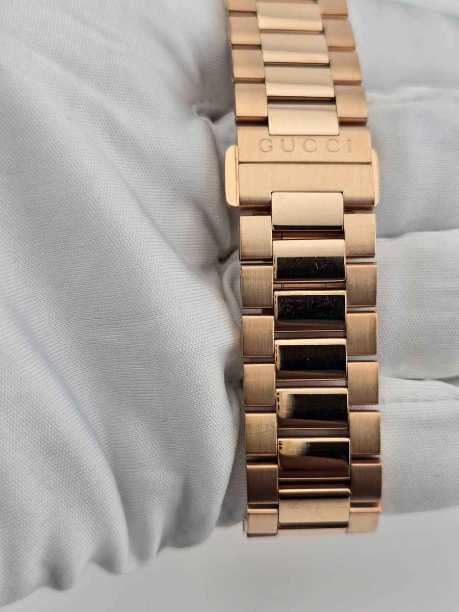 Gucci Men's G-Timeless Rose Gold Stainless Steel Watch - YA126482