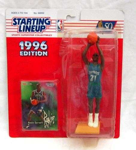 KEVIN GARNETT ROOKIE 1996 KENNER STARTING LINE-UP FIGURE-MINNESOTA TIMBERWOLVES2 - Picture 1 of 3