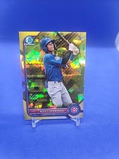 2022 Bowman Chrome Sapphire Alexis Hernandez Yellow Refractor /99