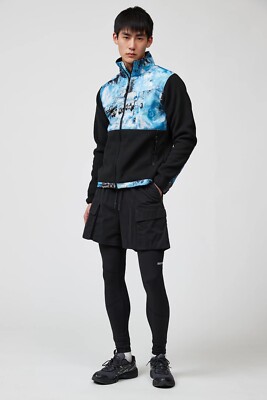 THE NORTH FACE PRINTED DENALI 2 JACKET MEN FULL-ZIP SWEATSHIRT