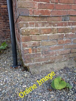 Photo 6x4 OS benchmark - Plowden House Grindle OS cutmark in the brickwor c2013