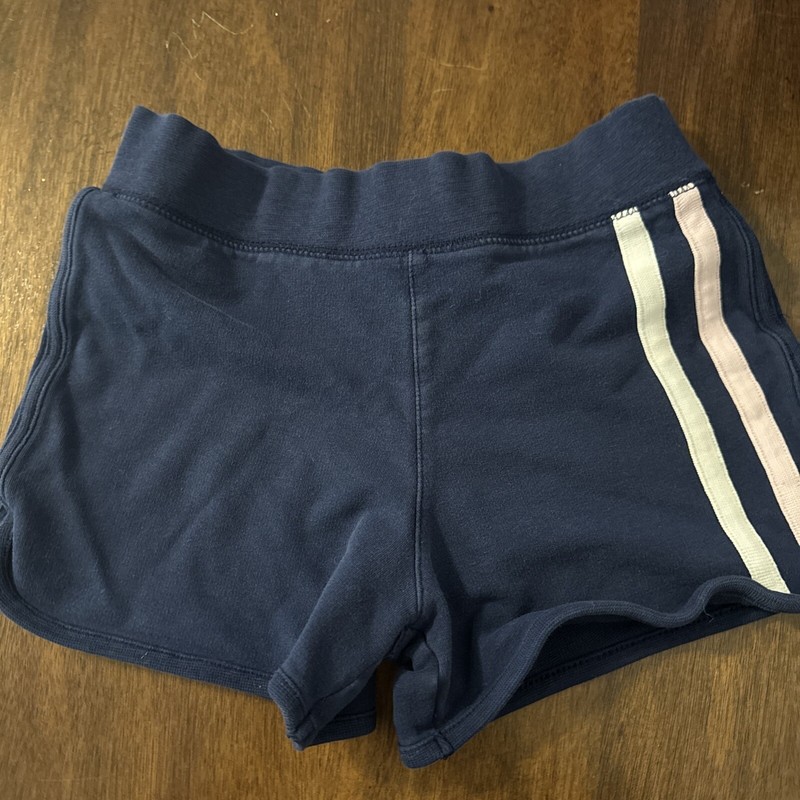 Circo Shorts Girls Size 6/6x Navy Blue With Stripes