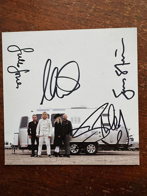 the Alarm cd Sigma signed card autographed by Mike Peters and current band 