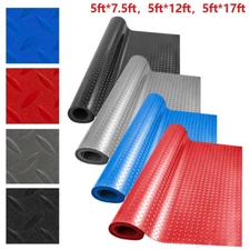 PVC Garage Floor Mat Rolls Diamond Plate PVC Vinyl Flooring Non-Slip 2.5mm Thick