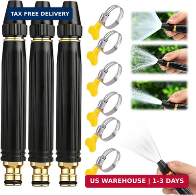 #ad High Pressure Water GunHeavy Duty Power Washer NozzleAdjustable Spray Pattern $41.99