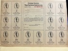 Original 1918 WWI U.S. War Savings Certificate Sheet Unused Treasury WSS — photo 1
