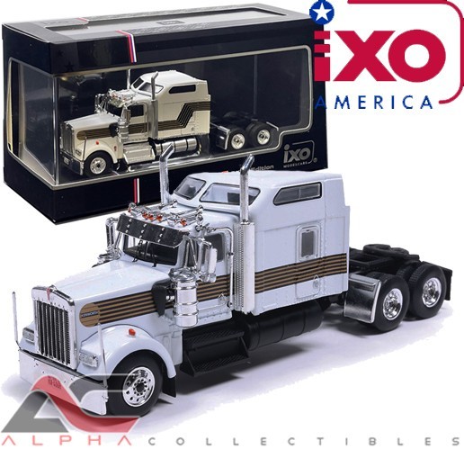 IXO U64TR011 1:64 KENWORTH W900 (WHITE W/ COMET) | eBay