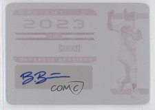 2022 Leaf Metal Printing Plate Magenta 1/1 Brandon Barriera #FT-BB1 Auto 0i4k
