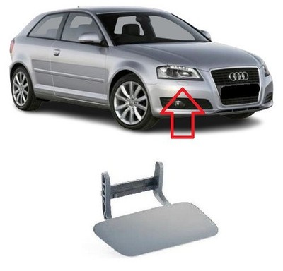Neu für Audi A3 08-12 Vorne Scheinwerfer Scheiben Deckel Für Malerei Rechts O/S
