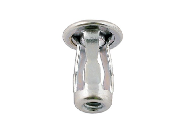 CONNECT 35210 Jack Nuts 6mm 50pc Zinc Plated Steel Thin Material Fasteners