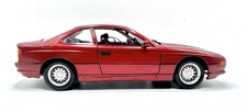 1990 BMW 850i - 1:18 - Maroon Diecast Special Edition By Index/Maisto