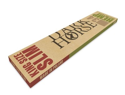 Dark Horse Blättchen Box King Size Slim Zigarettenpapier (1x 25er a 34 Blatt)