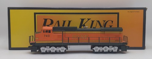 Motor diésel MTH 30-2129-1 O BNSF Pumpkin Dash-9 con PS1 #740 LN/caja | Condition: Used