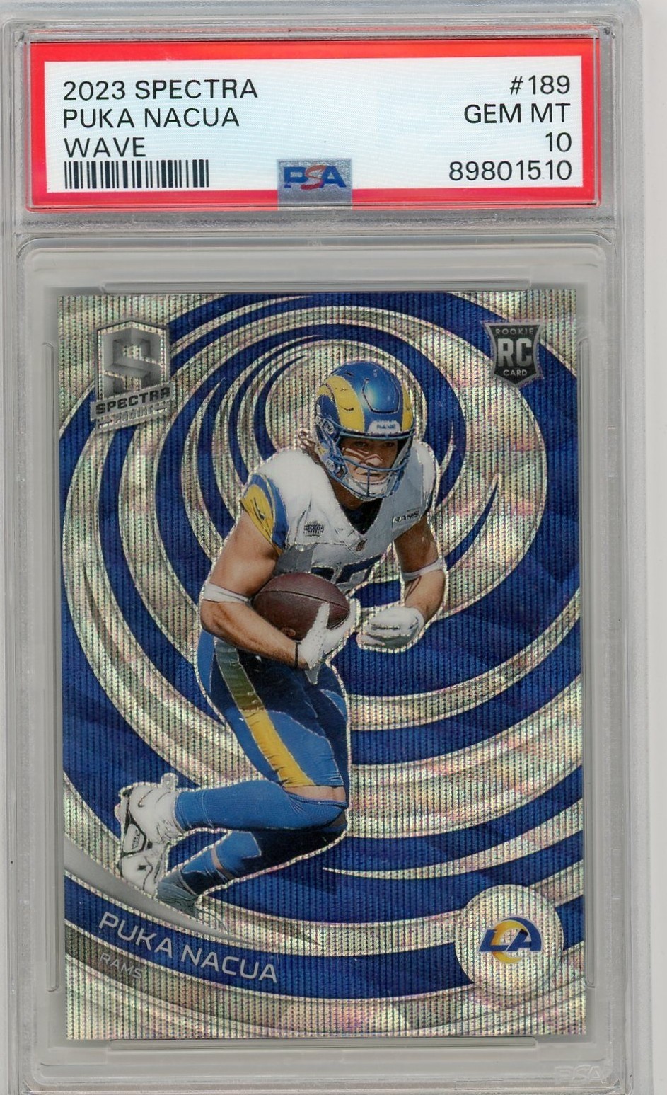 Puka Nacua Panini Spectra #189 Wave