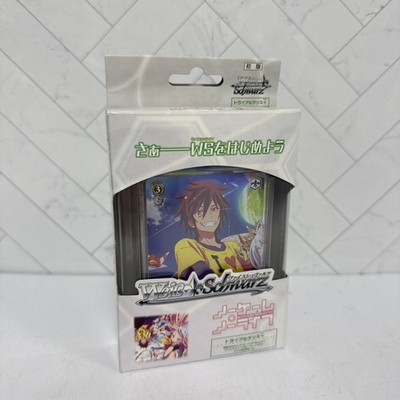 *OPENED/SEARCHED* Weiss Schwarz CCG Trial Deck No Game No Life Japanese