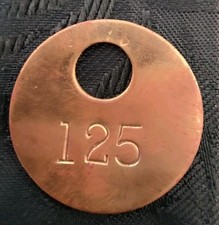 Zeche Grube Check Tally - gemarkt 125